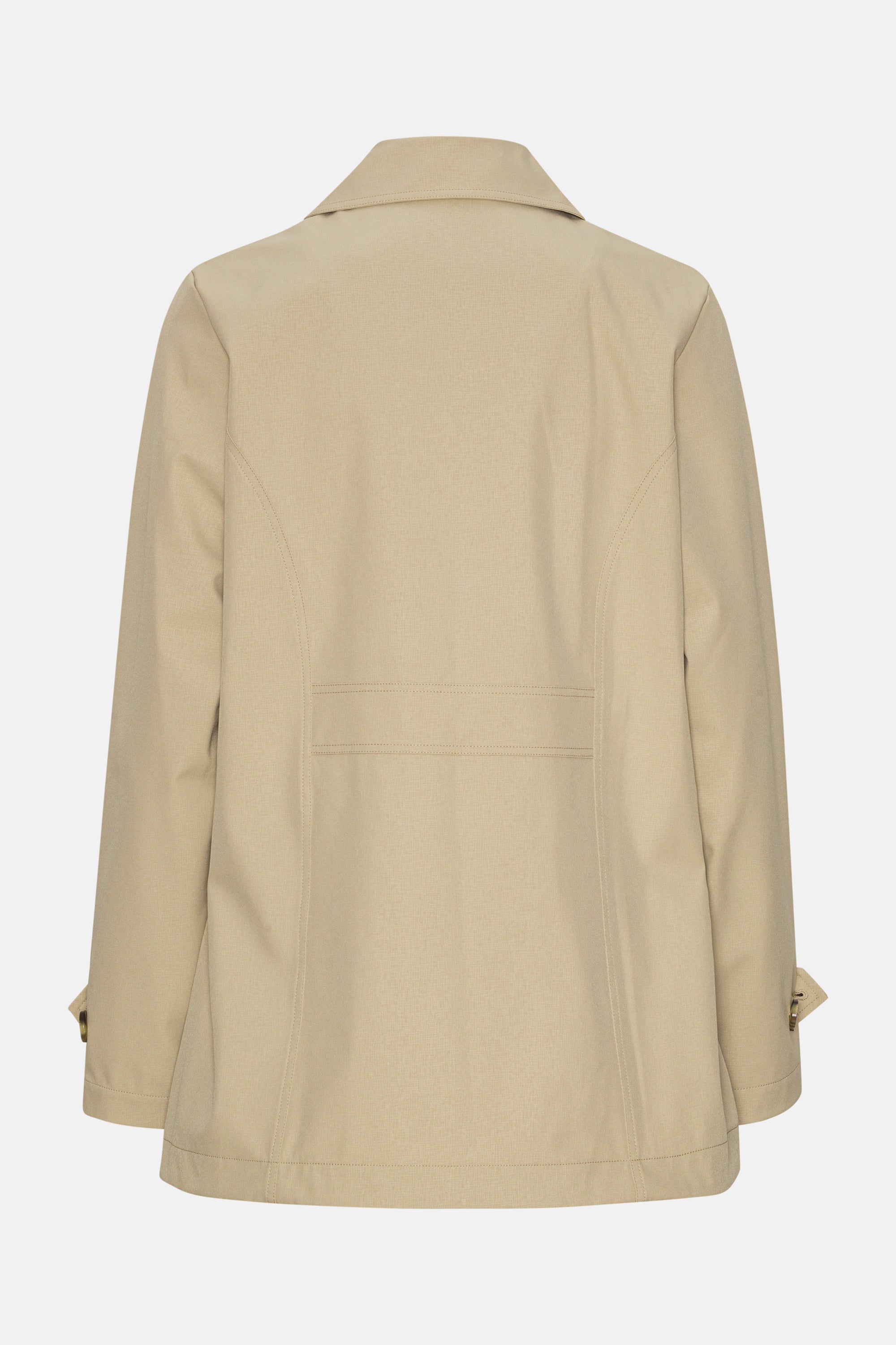 Regen Peacoat - White Pepper